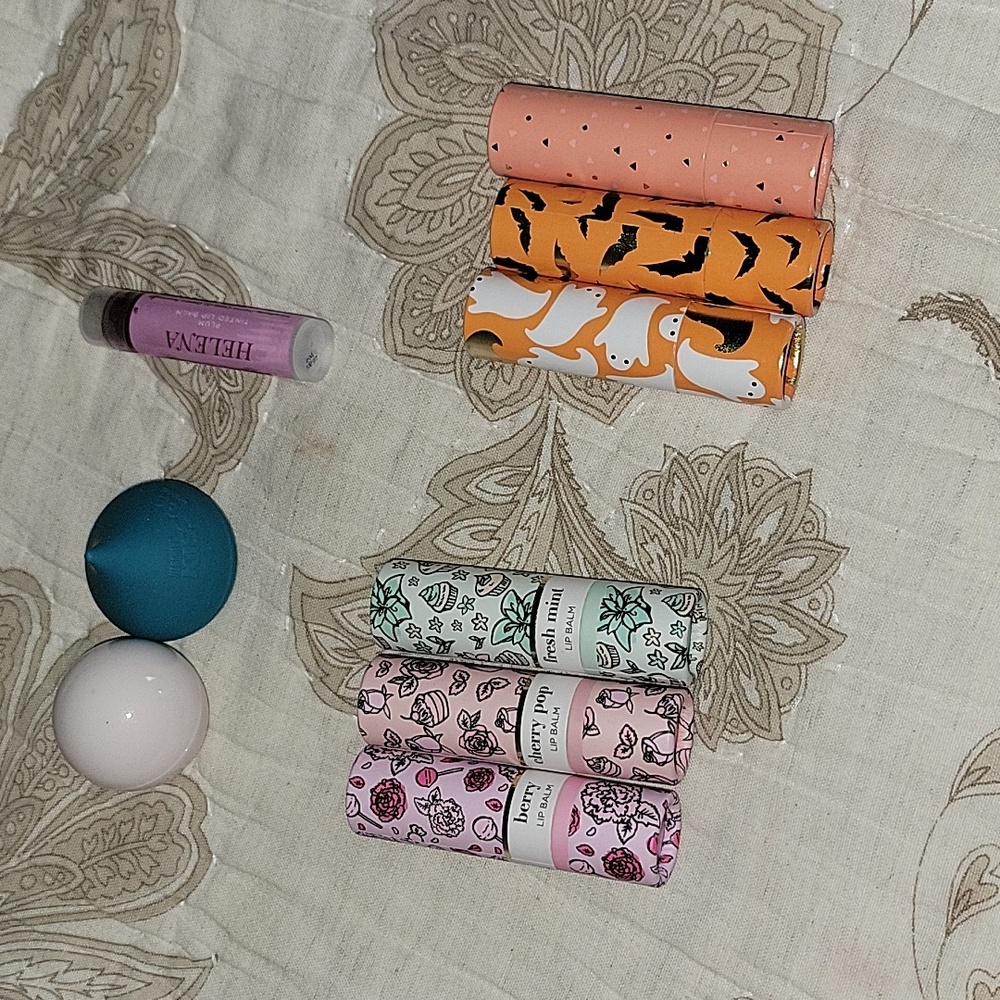 Lip balm bundle beauty concept and more